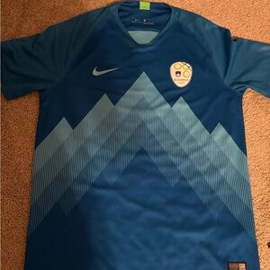 Nike Slovenia National Team Blue Dri-FIT Soccer Jersey
